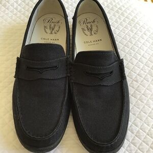 Cole Haan Pinch Maine Classic Grand.OS Size 11.5 Navy Blue Canvas